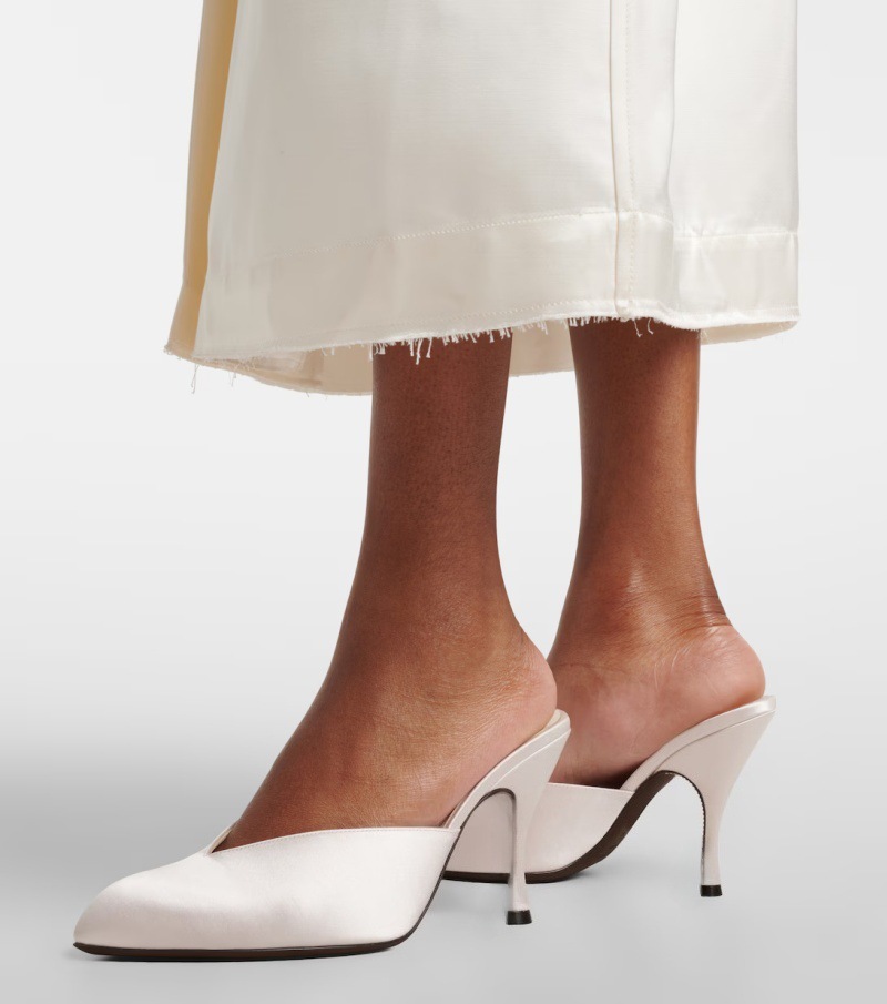 Sewing New - New Women Satin Mule Heels V