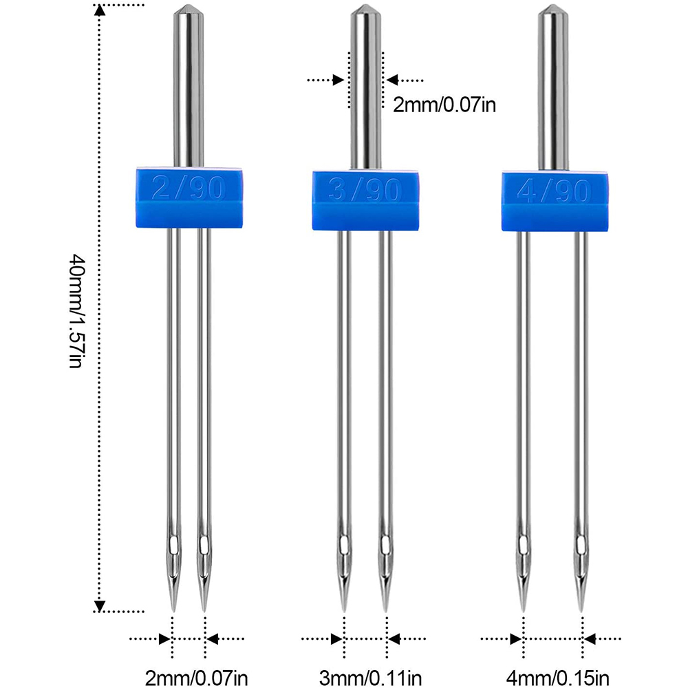 3-9Pcs Sewing Machine Twin Nee - Twin Needle Stretch 评论和价格