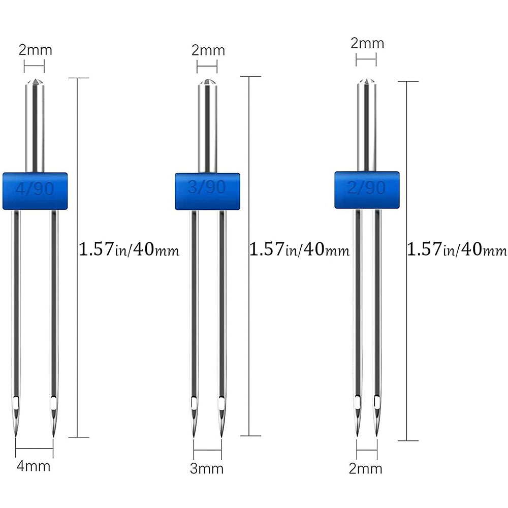 3PCS Sewing Double Twin Needle - Twin Needle Stretch 评论和价格