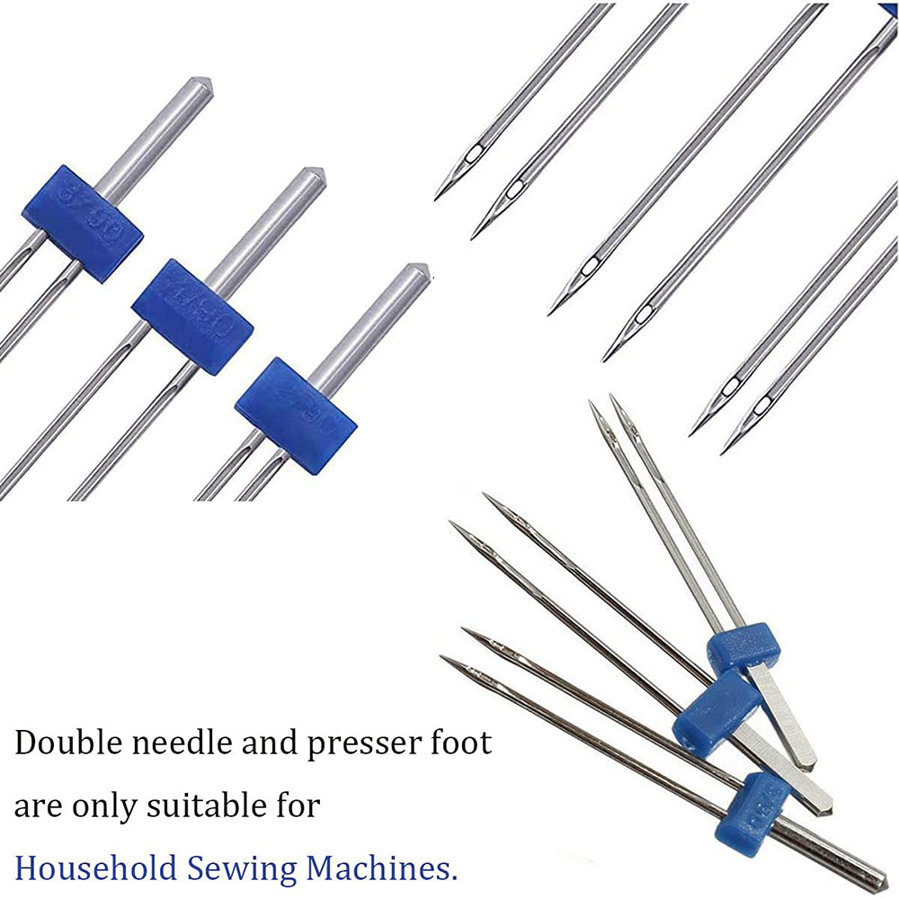 3PCS Sewing Double Twin Needle - Twin Needle Stretch 评论和价格