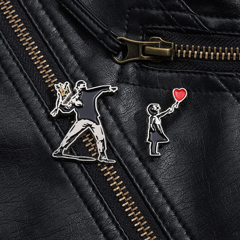 5 Styles Sculpture Enamel Pins - Sewing Labels 评论和价格