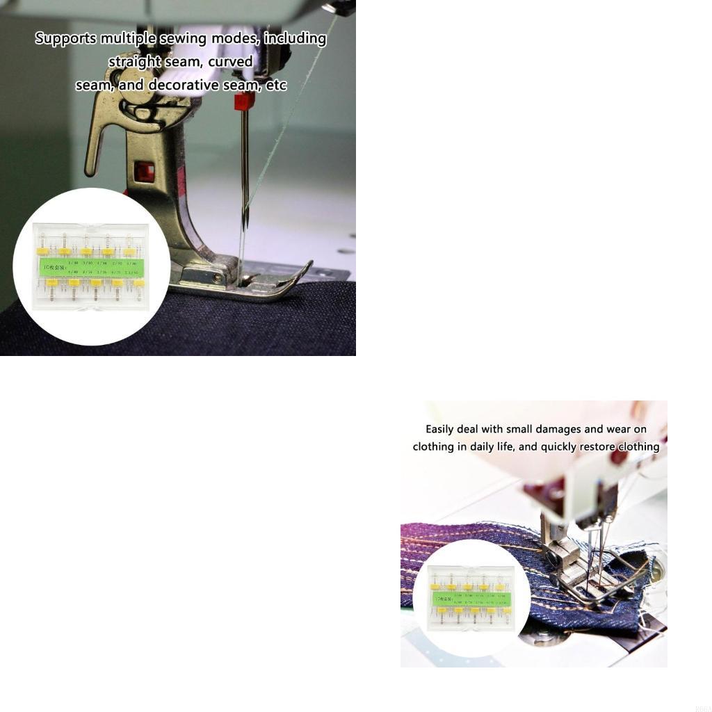 R66A 10Pcs Sewing Machine Need - Twin Needle Stretch 评论和价格