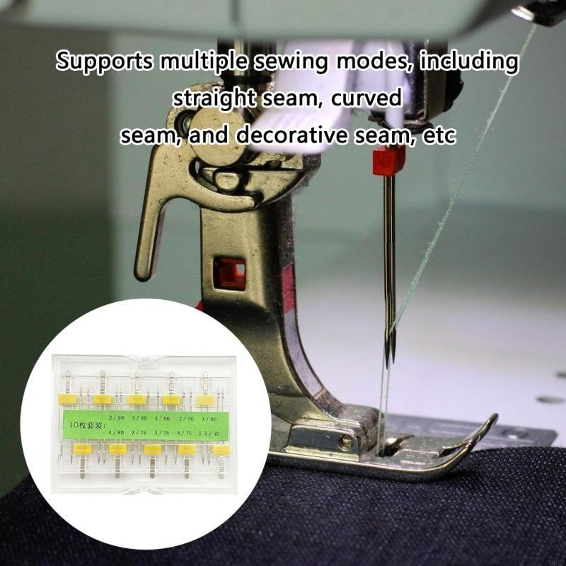 R66A 10Pcs Sewing Machine Need - Twin Needle Stretch 评论和价格