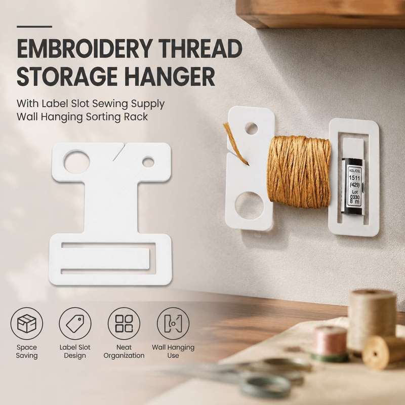 Embroidery Thread Storage Hang - Sewing Labels 评论和价格