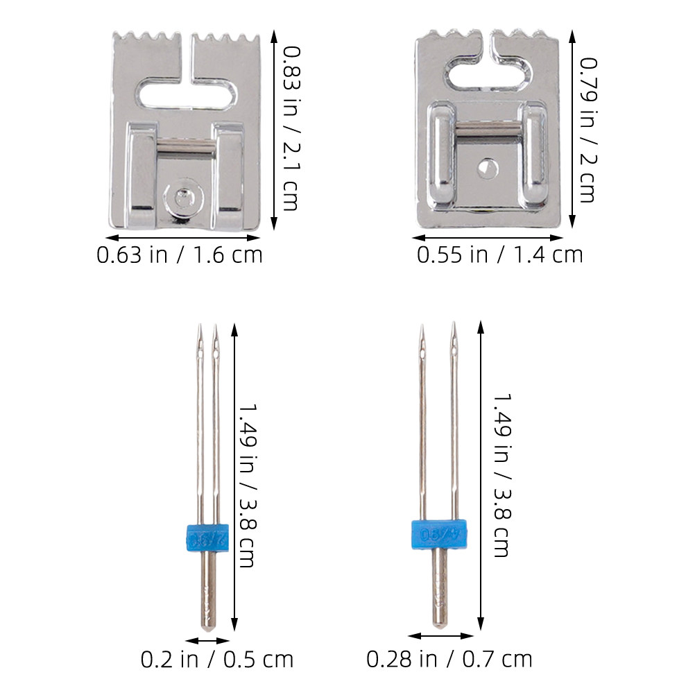 Double Hole Sewing Machine Nee - Twin Needle Stretch 评论和价格