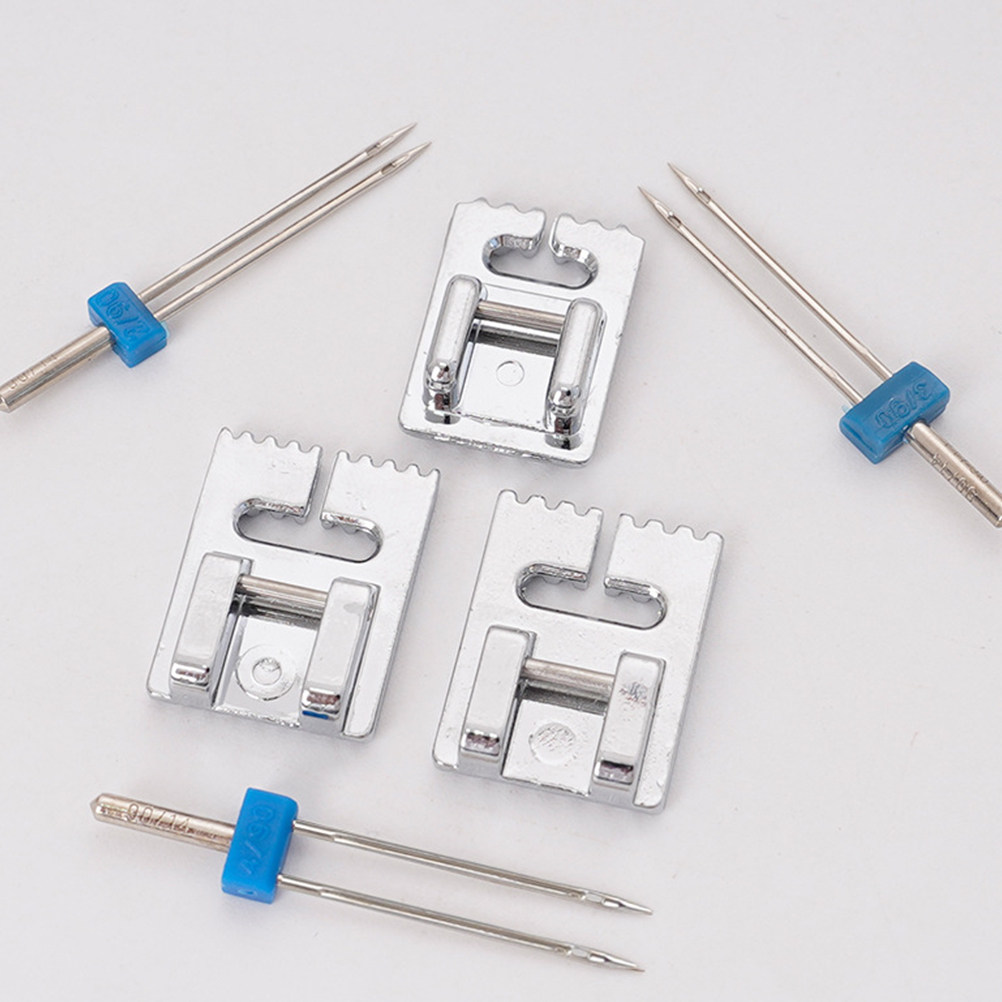 Double Hole Sewing Machine Nee - Twin Needle Stretch 评论和价格