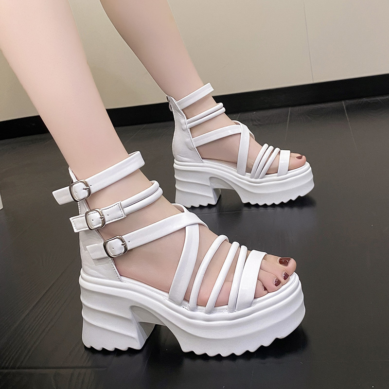 Hot Summer Sandals 9CM Wedge H - Sewing New 评论和价格