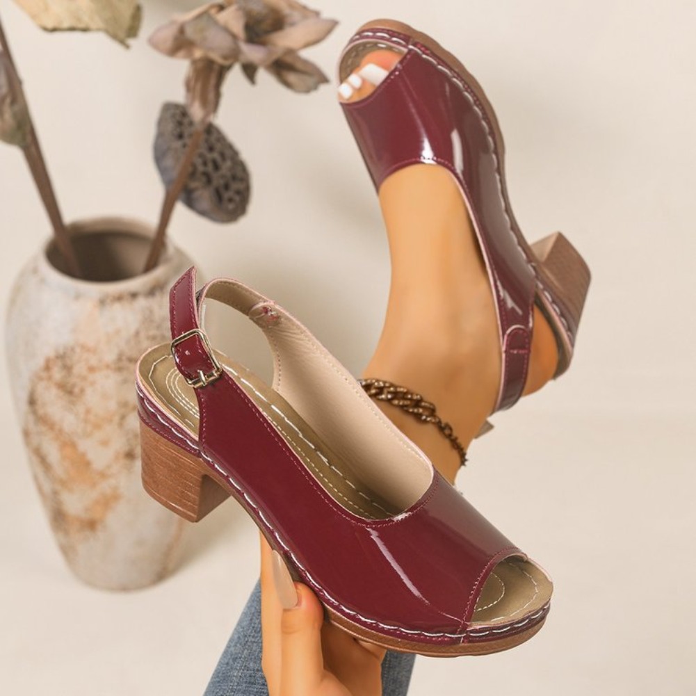2026 New Women Heel Sandals El - Sewing New 评论和价格